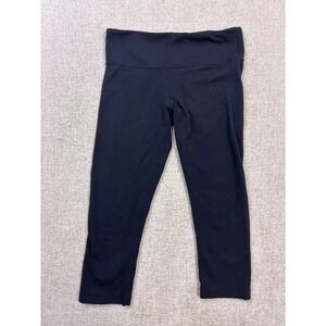 Lululemon Wunder Under Crop Leggings Black High Rise Yoga Pants Size 6